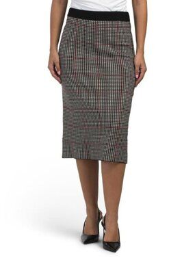 ANNE KLEIN Pattern Pencil Skirt